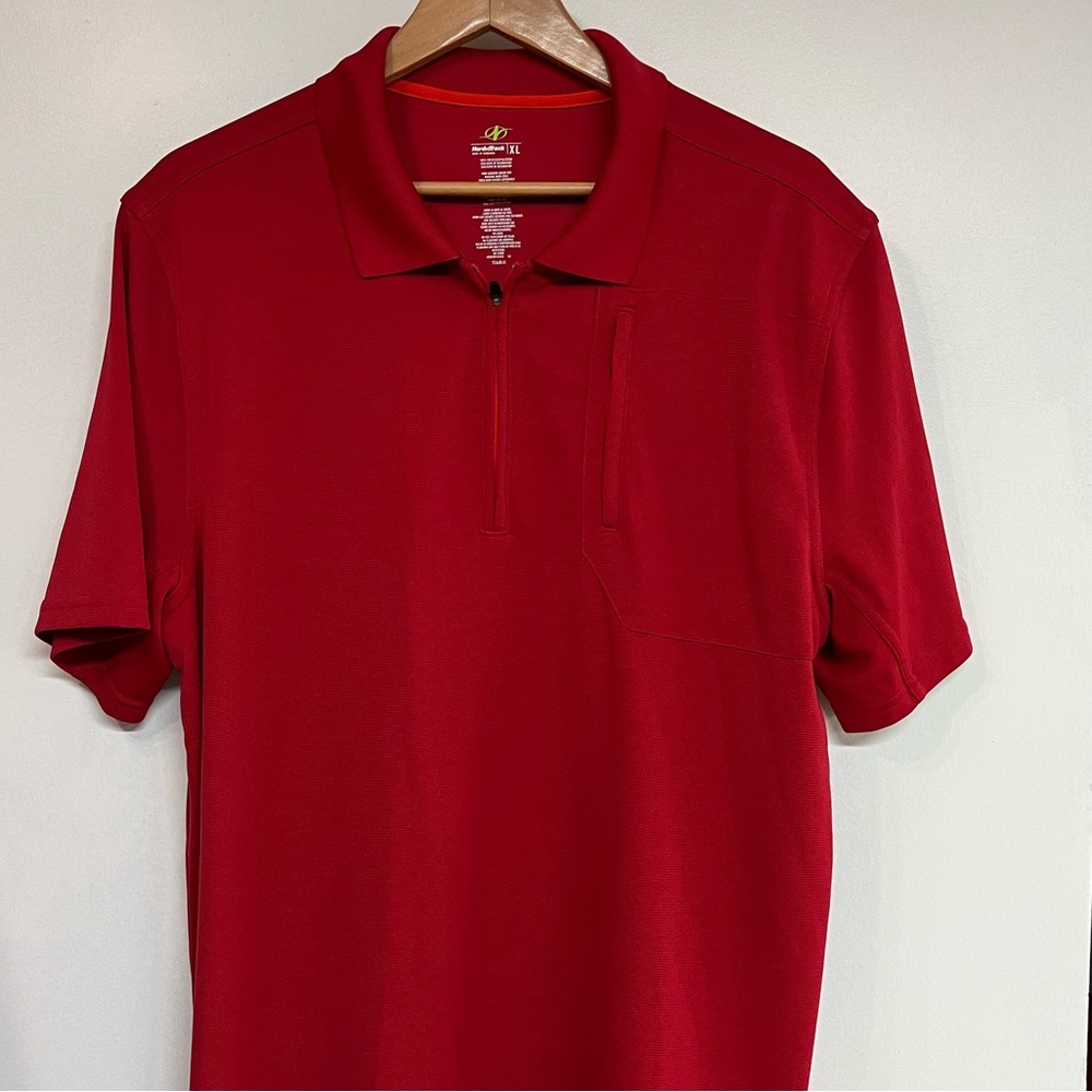 Nordic track xl Red short sleeve Polo shirt.